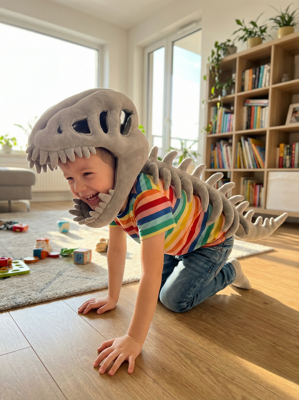 Pluszowy Strój - Szkielet Dinozaura